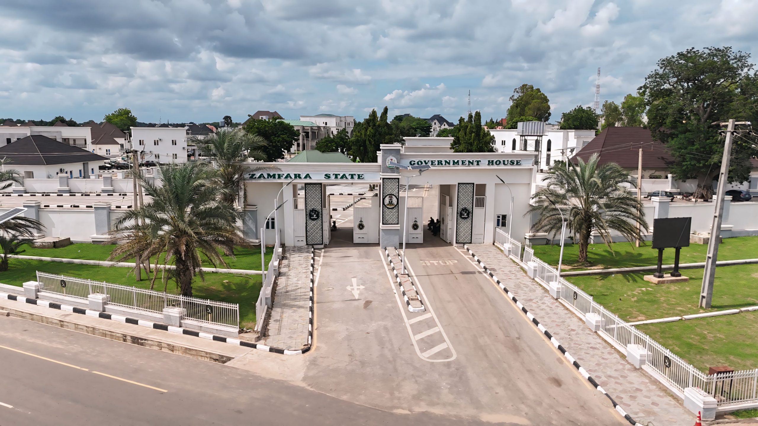 Government House Entrance bird eye view